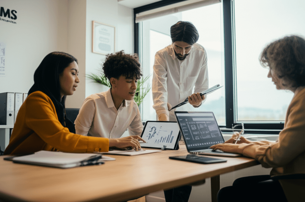 Budgetify team collaborating